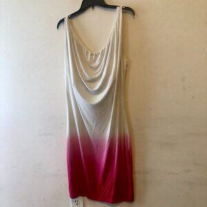 VENUS Ombre Dress in Cream and Pink